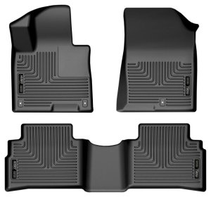 Kia Sportage Floor Liners - Front + Rear - Husky Liners - WeatherBeater - Black - 2023+